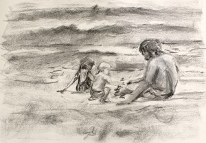 Family at the Beach